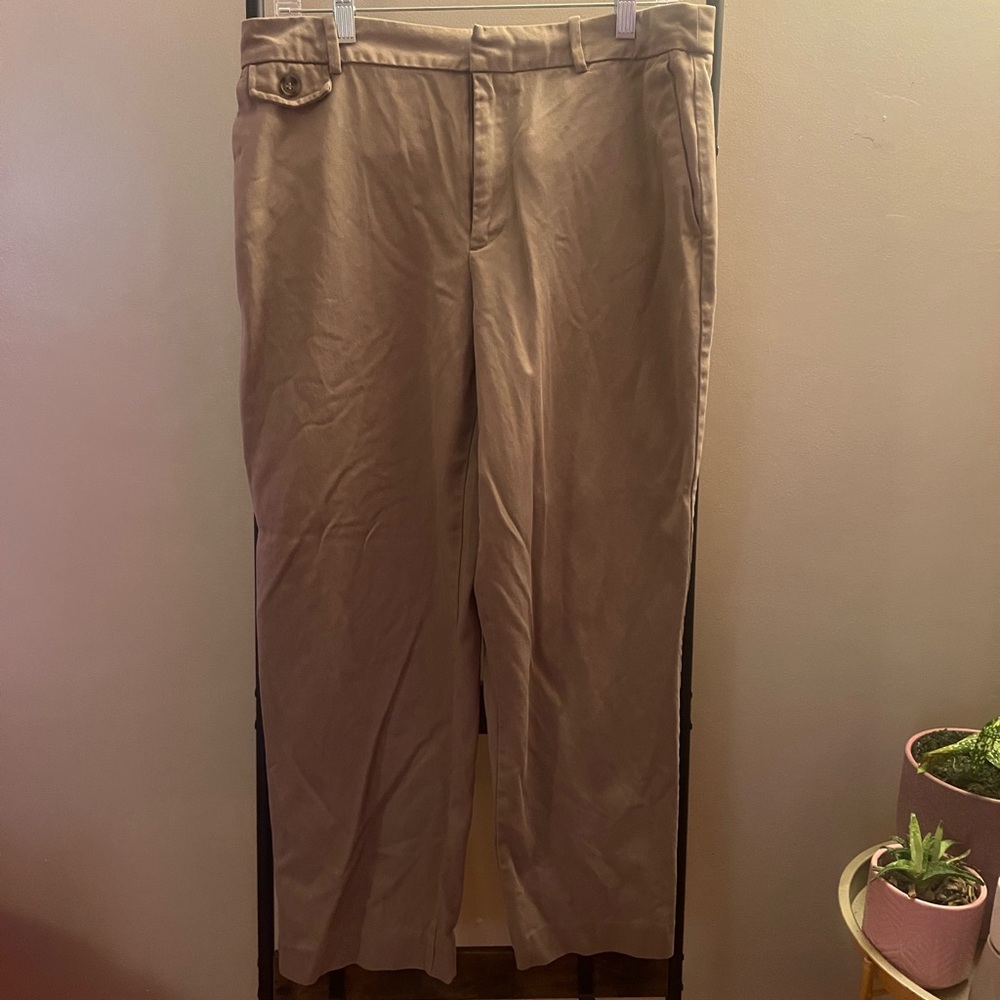 Zara Women's Tan Cropped Pants